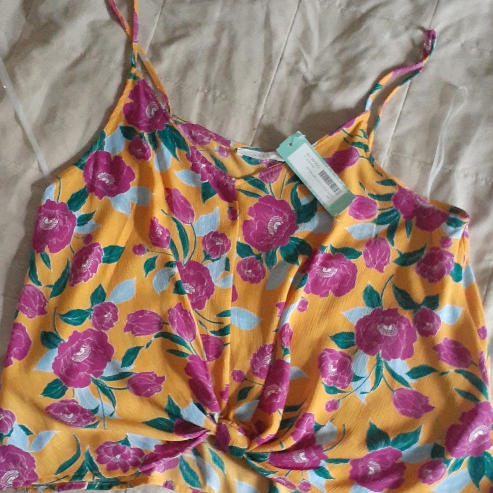Size L, Lush ;Devon knot front cami blouse